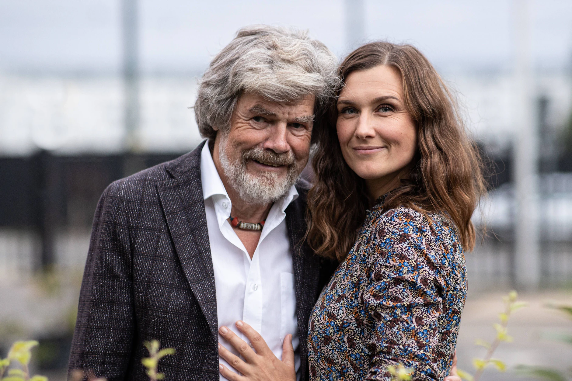 Reinhold Messner mit seiner dritten Ehefrau Diane.