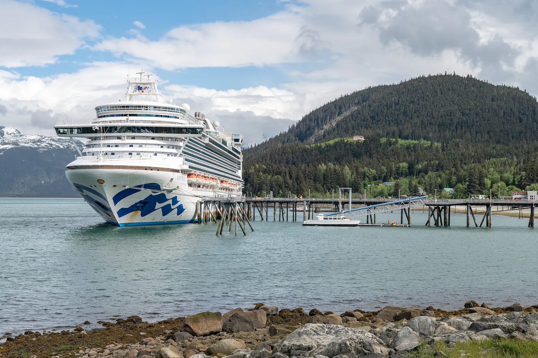 Die Ruby Princess war auf dem Weg unter anderem nach Alaska.