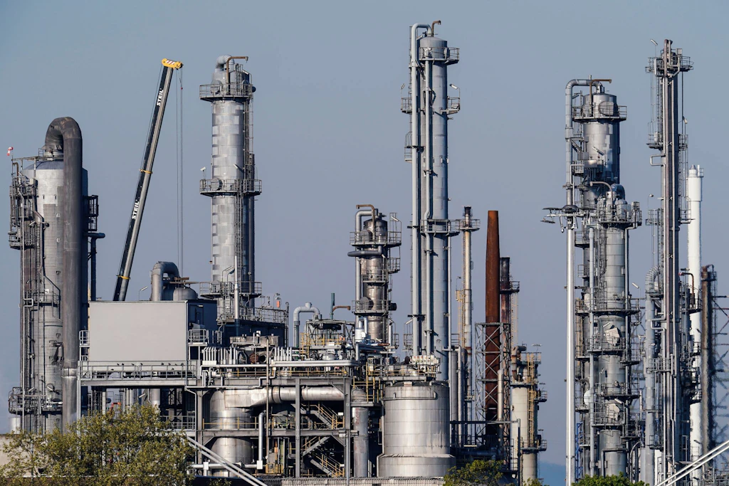 Industrieanlagen in Ludwigshafen. Chinas neues Anti-Dumping-Verfahren betrifft Einfuhren eines Chemie-Zwischenprodukts aus der EU.