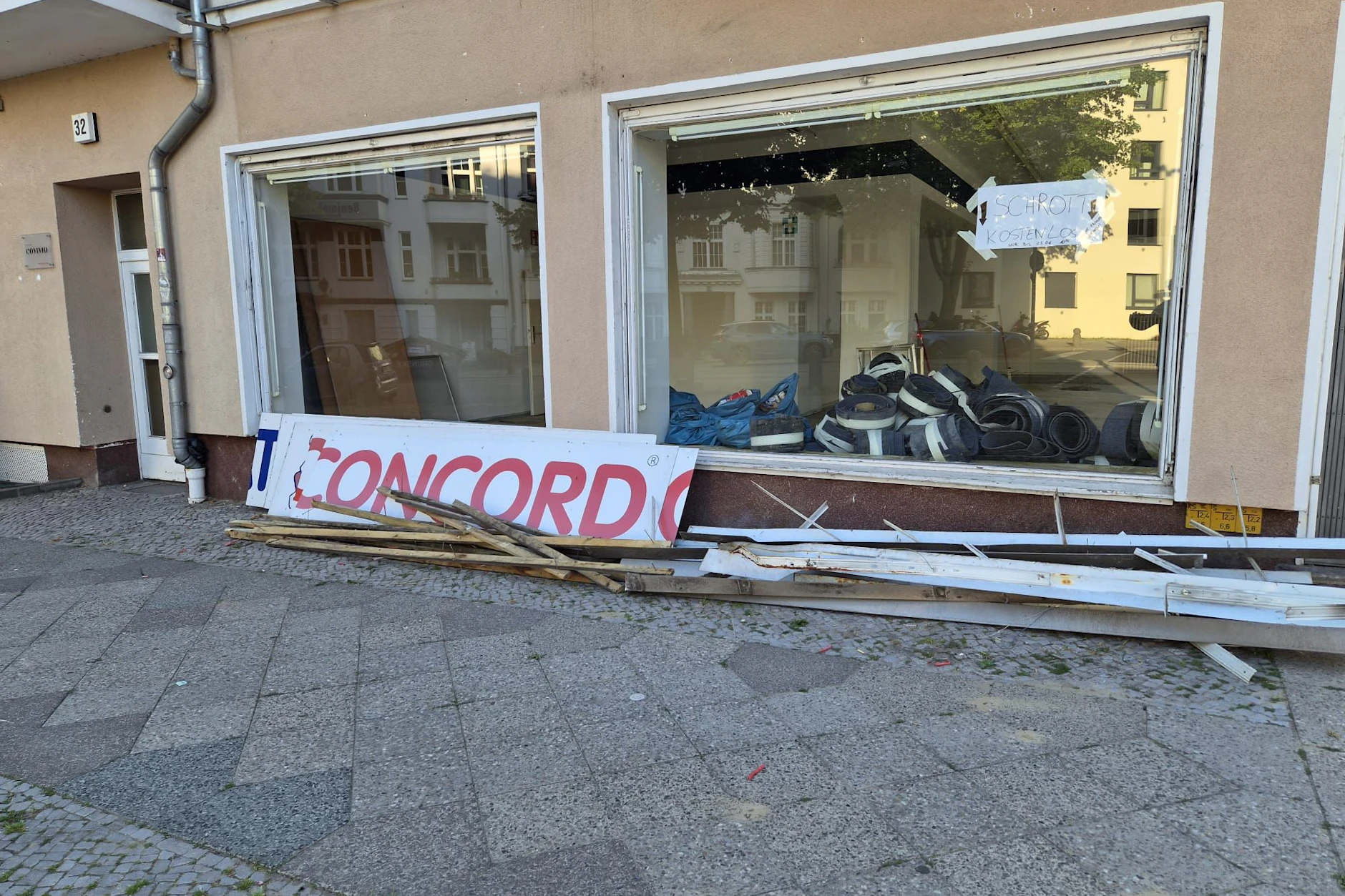Ein Matratzen Concord in Steglitz hat Ende Juni für immer geschlossen.