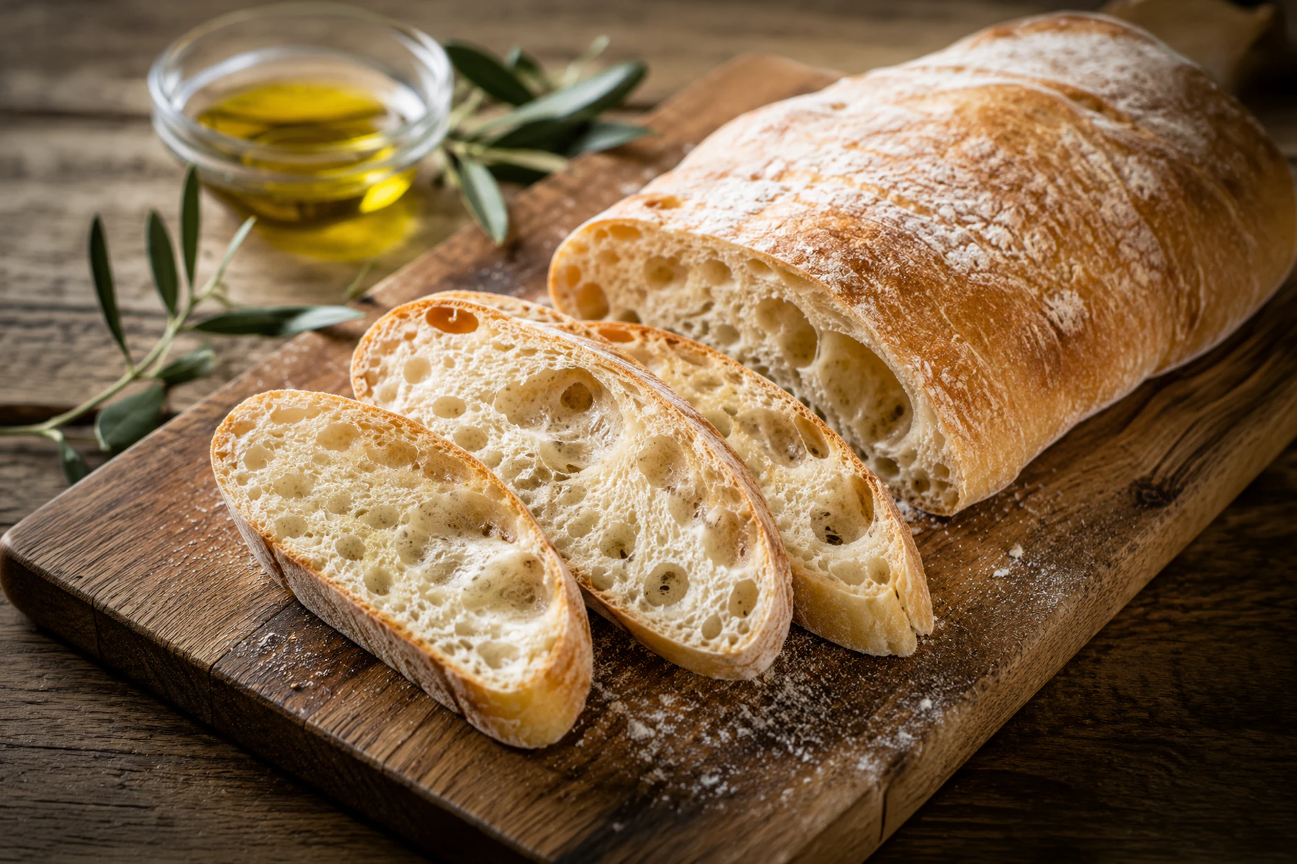 Frisches Ciabatta bereichert jeden Grillabend. Und wer dieses einfache Rezept kennt, wird das Brot in Zukunft nie mehr vom Bäcker holen.