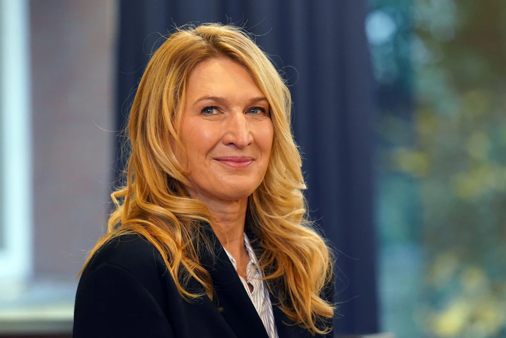 Tennis-Legende Steffi Graf. Ihr Bruder wird per Haftbefehl gesucht.