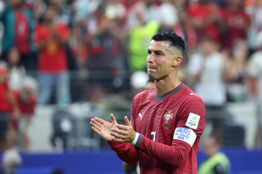 Cristiano Ronaldo: Tränen flossen beim portugiesischen Stürmer nach dem Aus im Achtelfinale gegen Spanien.