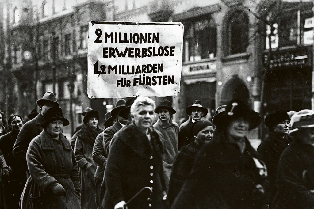 Das Problem von Weimar: Millionen Arbeitslose und kein Vertrauen mehr in die Politik, dass sie die Lage verbessern kann.