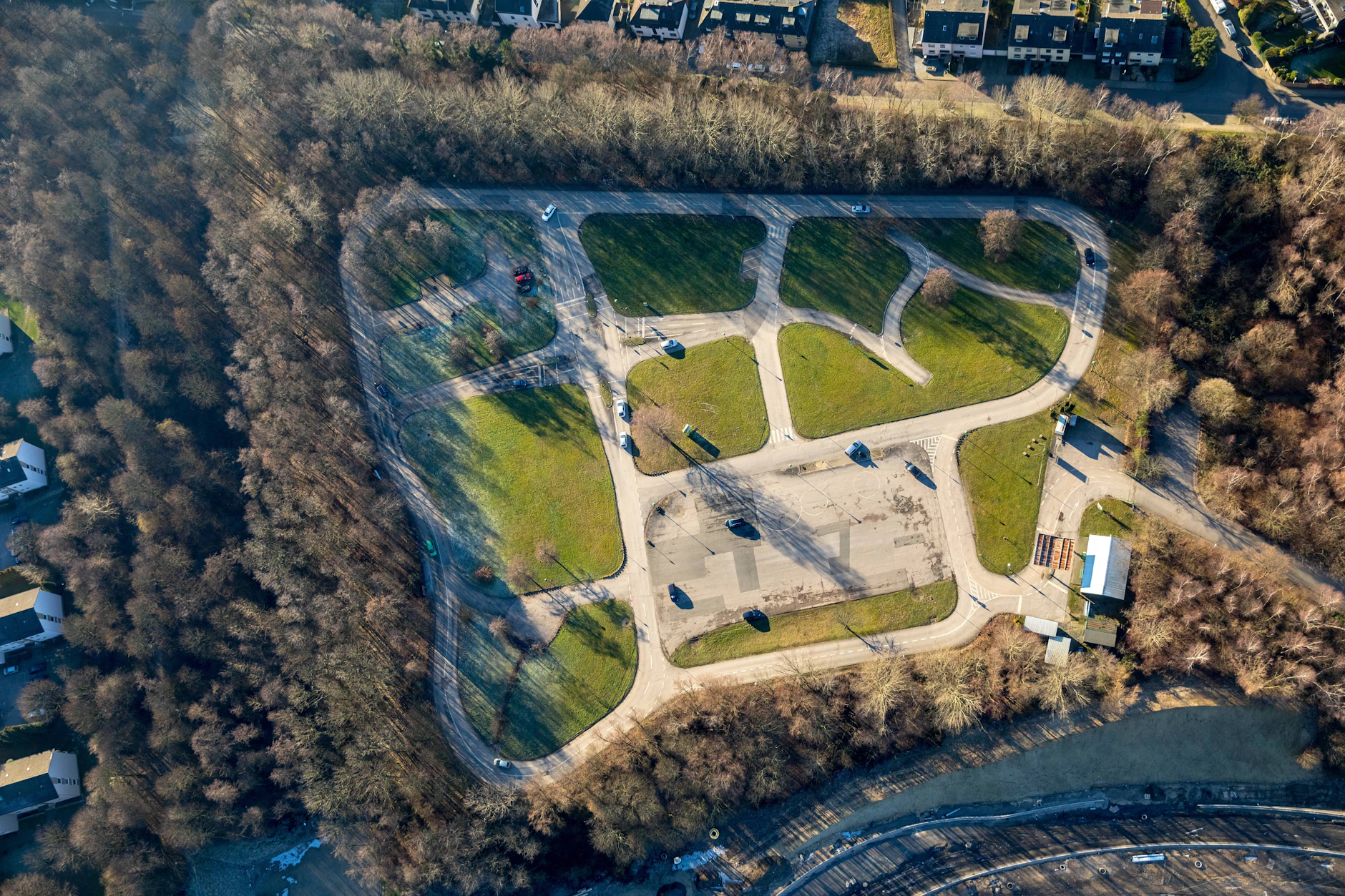 So sieht ein Übungsplatz des ADAC aus.