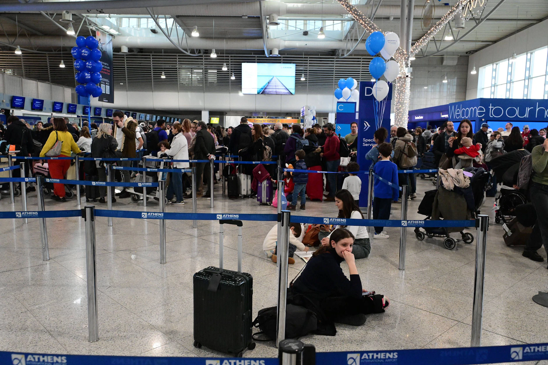 Fliegen wird in Griechenland zur Geduldsprobe.