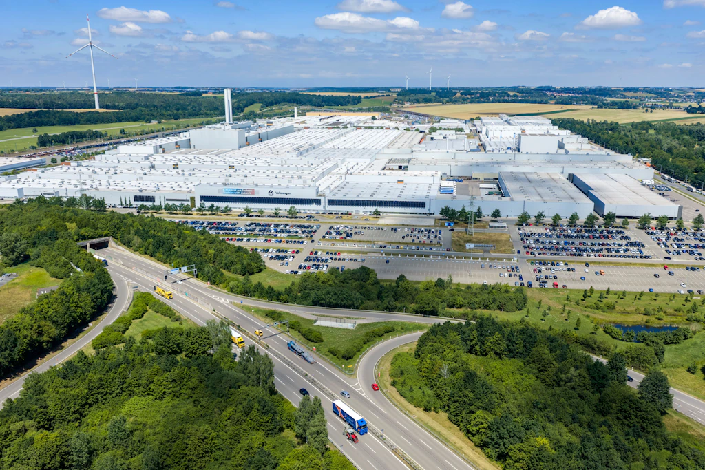Laut einem internen Papier stehen vier VW-Standorte vor dem Aus – unter anderem das Werk in Zwickau (siehe Bild).
