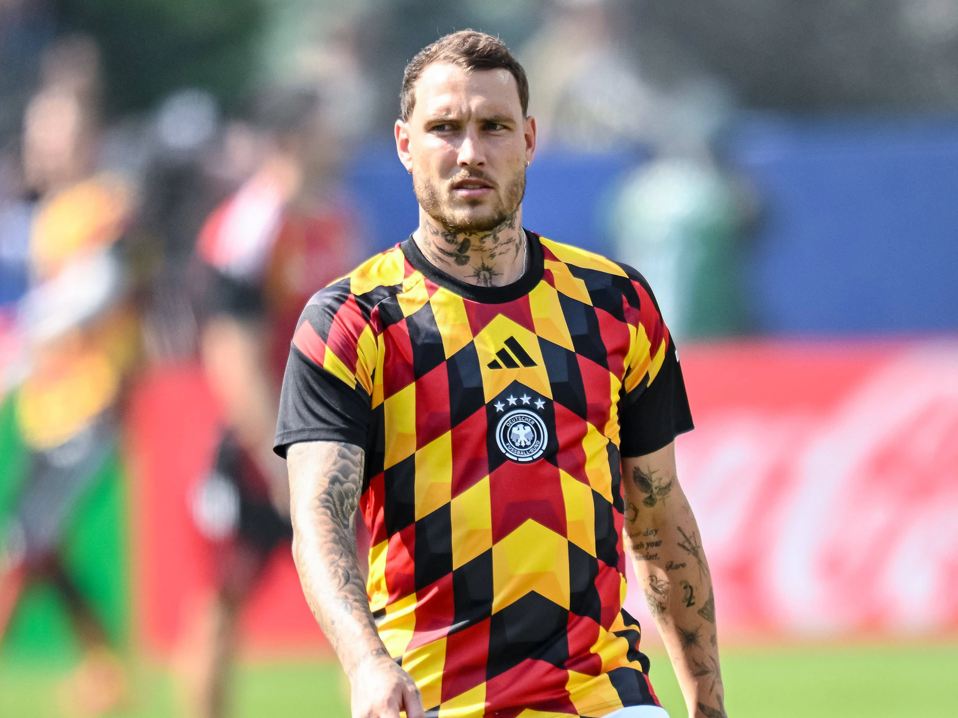 Nationalspieler David Raum war früher auch offensiver Spieler, spielt aber schon lange als linker Außenverteidiger.