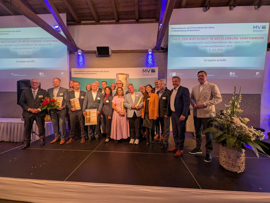 Das sind die Unternehmer des Jahres 2026 in Mecklenburg-Vorpommern