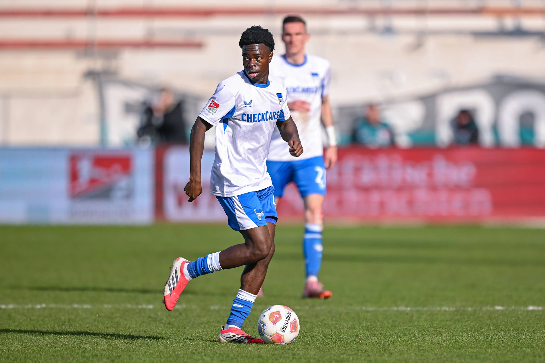 Boris Mamuzah Lum war vergangene Saison bei Hertha BSC nur Joker, das wird sich jetzt ändern.