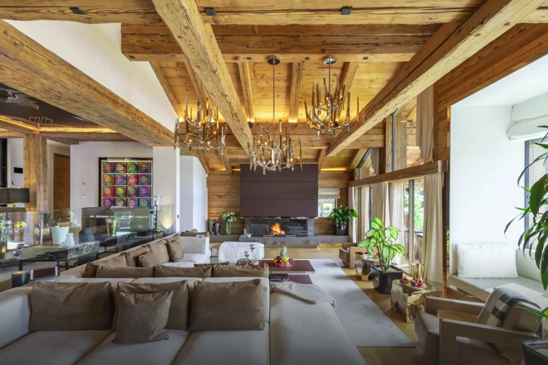Ein Zimmer im Chalet Marmottiere in Verbier. Wer in diesem Promi-Ort urlauben möchte, muss genügend Geld mitbringen.
