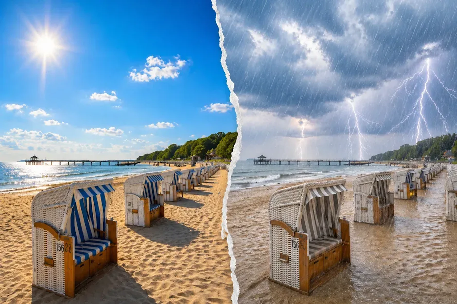 Erst dreht der Sommer mächtig auf, dann drohen Hitzegewitter.