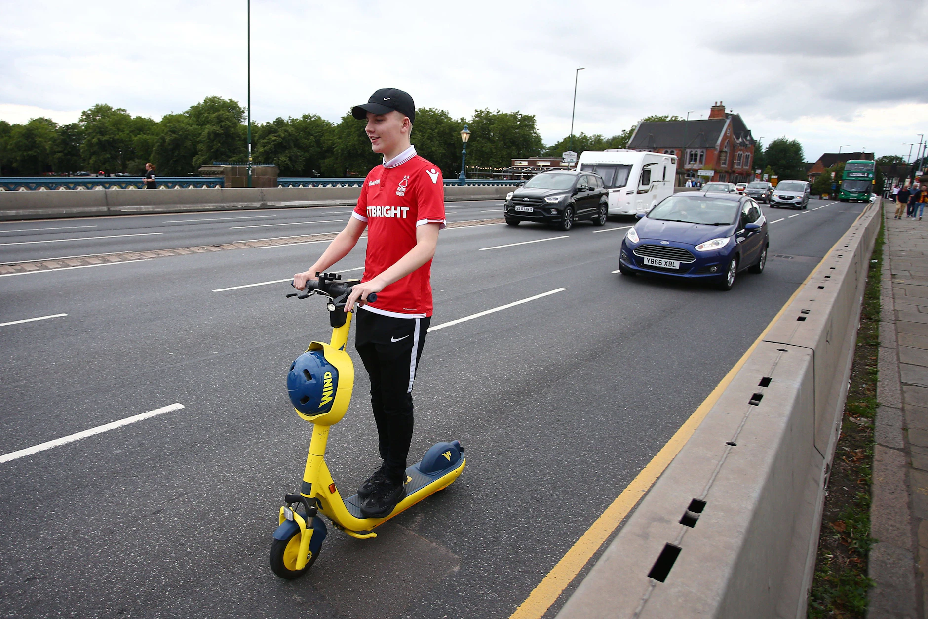 Auch E-Scooter werden von der Polizei in Nottingham kontrolliert.