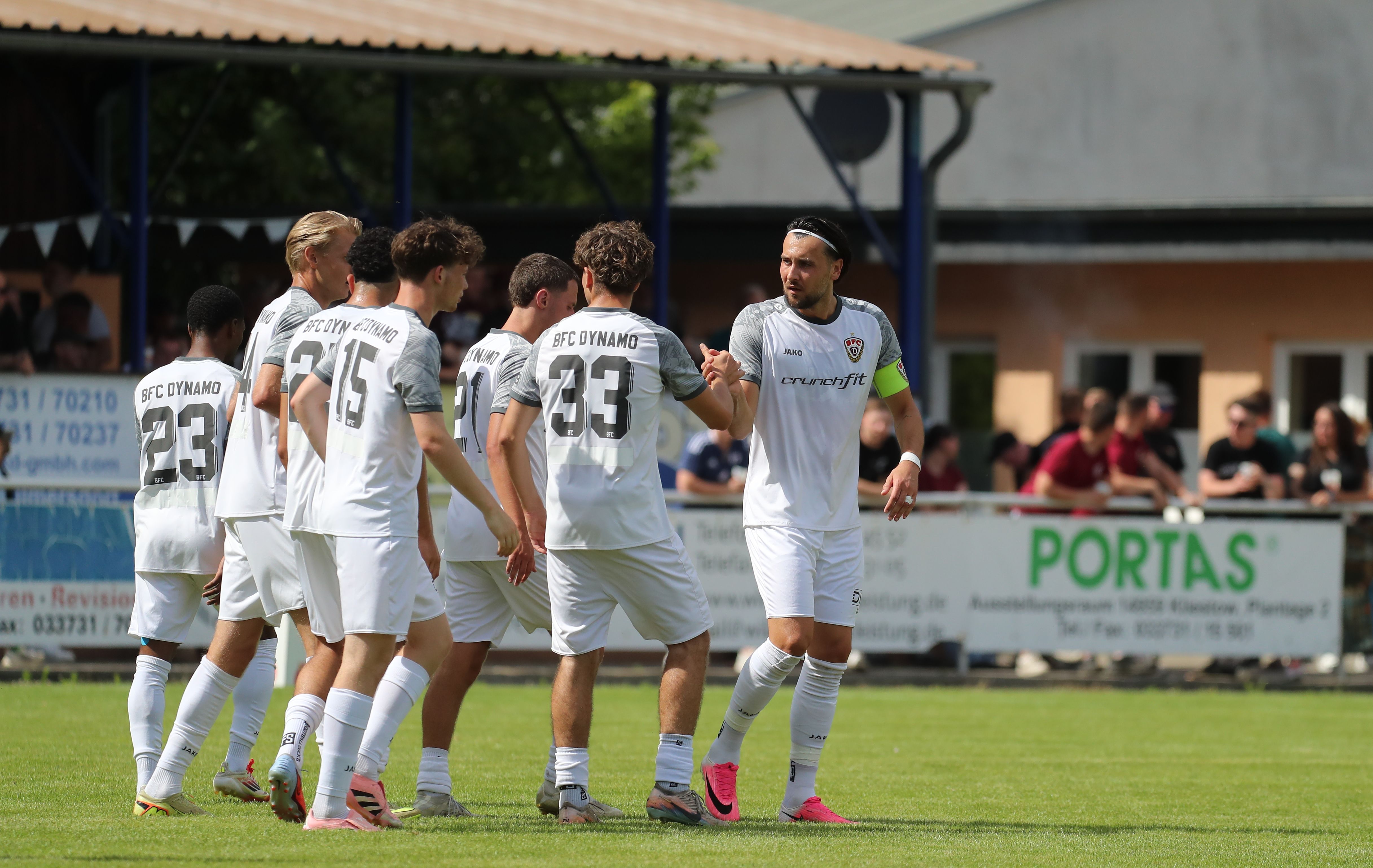 BFC Dynamo freut sich über viele Tore und ein Blitz-Comeback