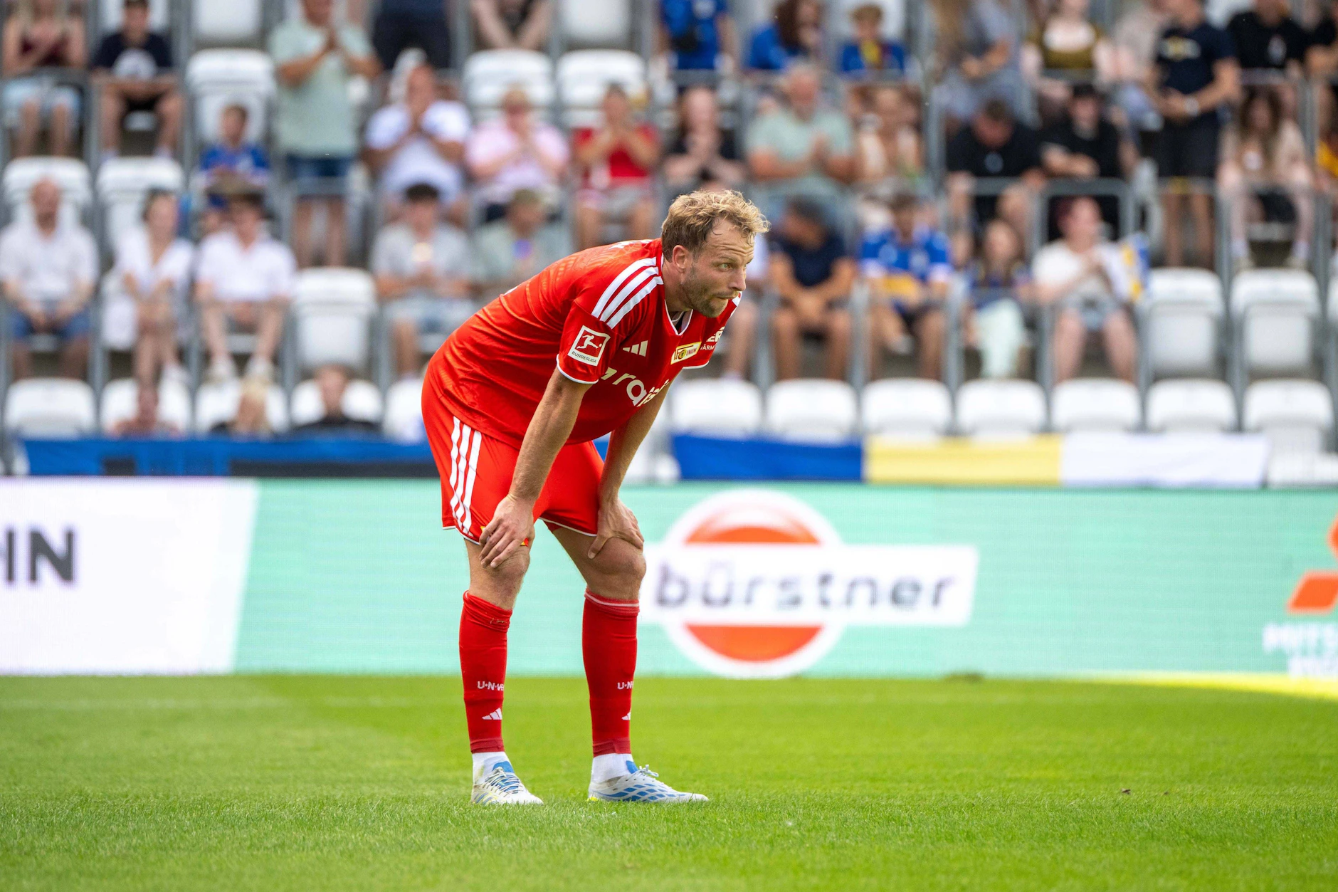 Marvin Friedrich unterlag mit dem 1. FC Union Berlin bei Regionalligist Jena.