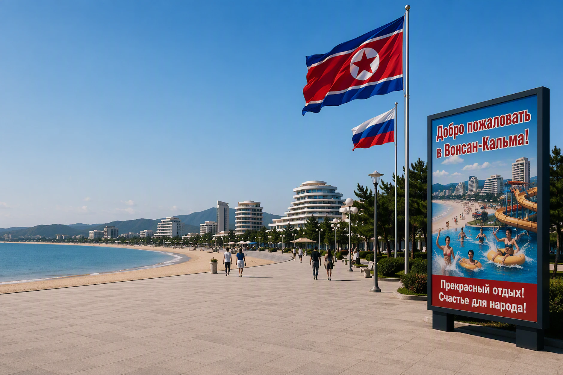 Nordkorea lockt mit Sonne und Stränden, doch russische Urlauber kommen trotz aller Bemühungen kaum (Symbolfoto).