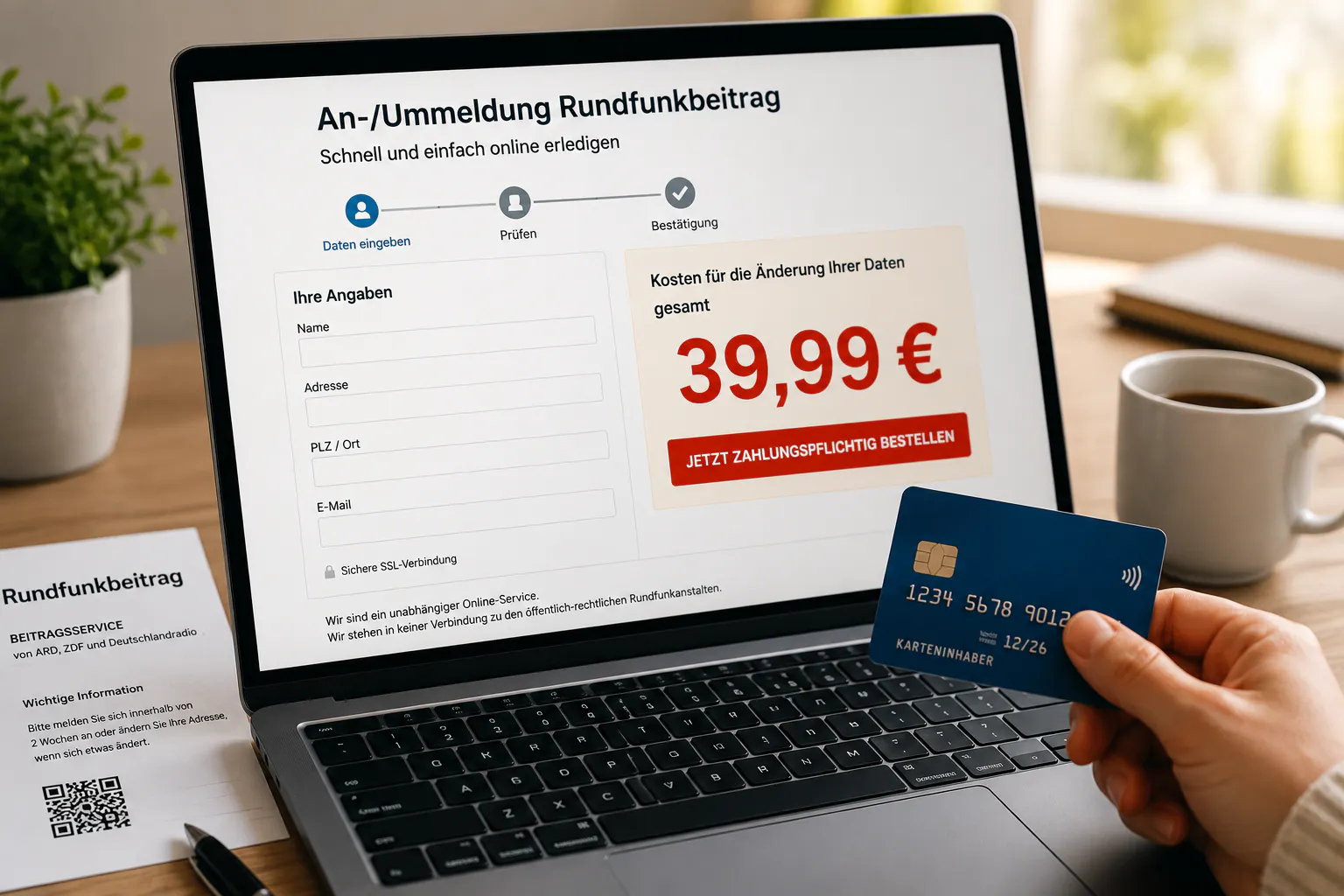 Die An- und Ummeldung des Rundfunkbeitrags kann zu einer Kostenfalle werden.