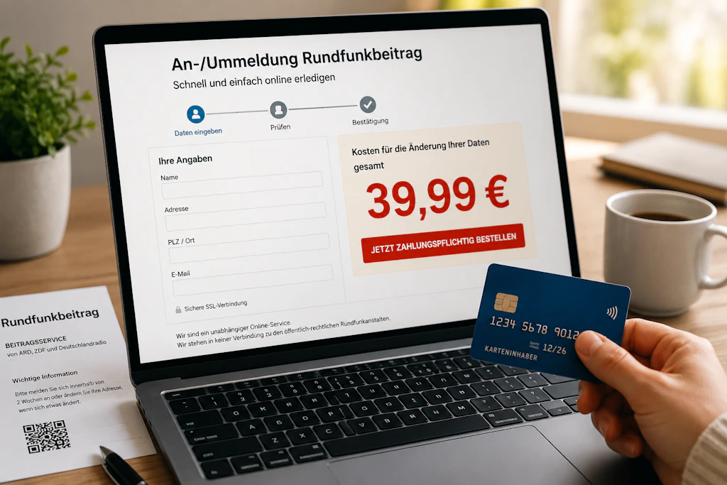 Die An- und Ummeldung des Rundfunkbeitrags kann zu einer Kostenfalle werden.