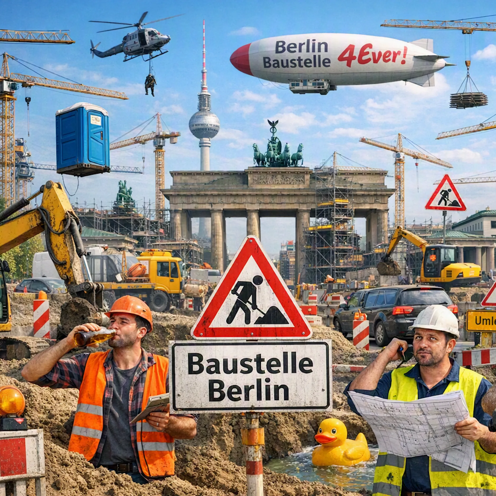 Neue Baustellen am Mittwoch: Sperrungen in Karlshorst, Regio-Ausfälle!
