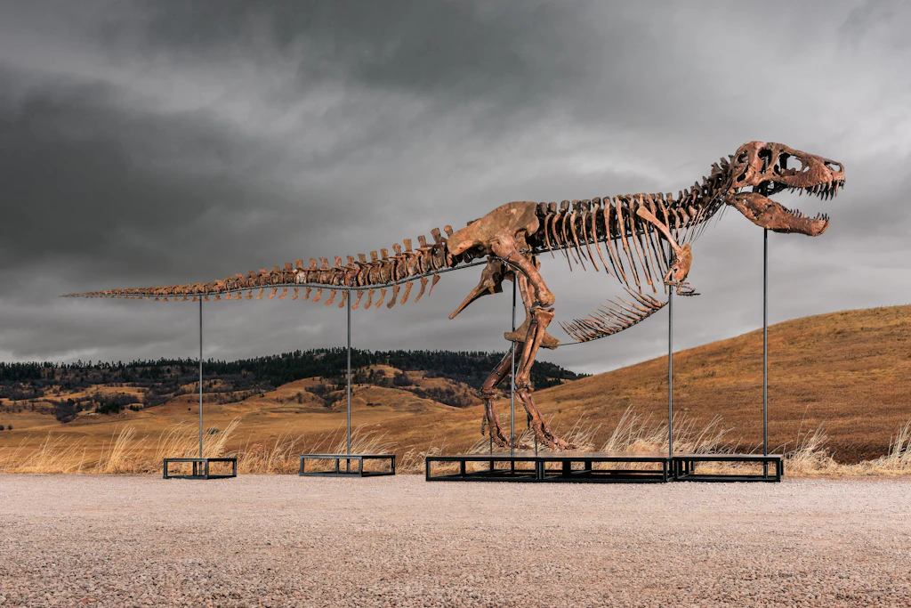 „Gus“: Eines der größten und am besten erhaltenen T-Rex-Skelette, das jemals entdeckt wurde.
