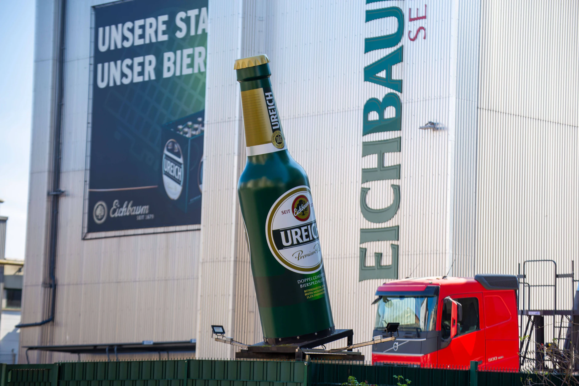 Die Privatbrauerei Eichbaum in Mannheim-Käfertal musste allen Mitarbeitern kündigen.