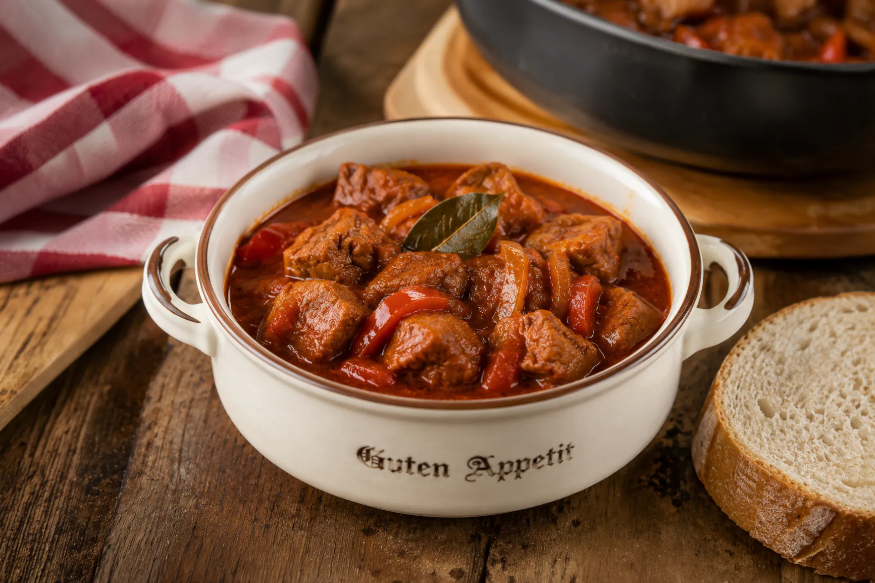 Leckeres Sächsisches Feuerfleisch: Dieses besondere Rezept für Gulasch bringt mal einen ganz anderen Fleischtopf auf den Tisch.