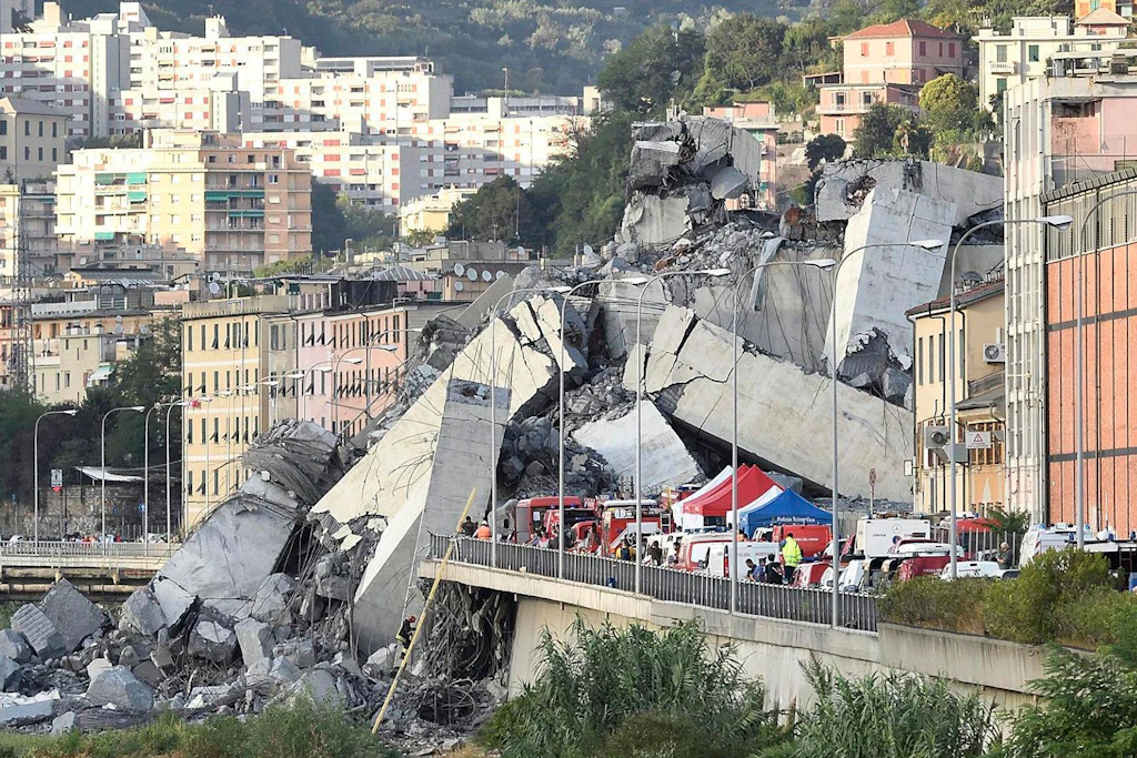 2018 kamen beim Einsturz der „Ponte Morandi“43 Menschen ums Leben.