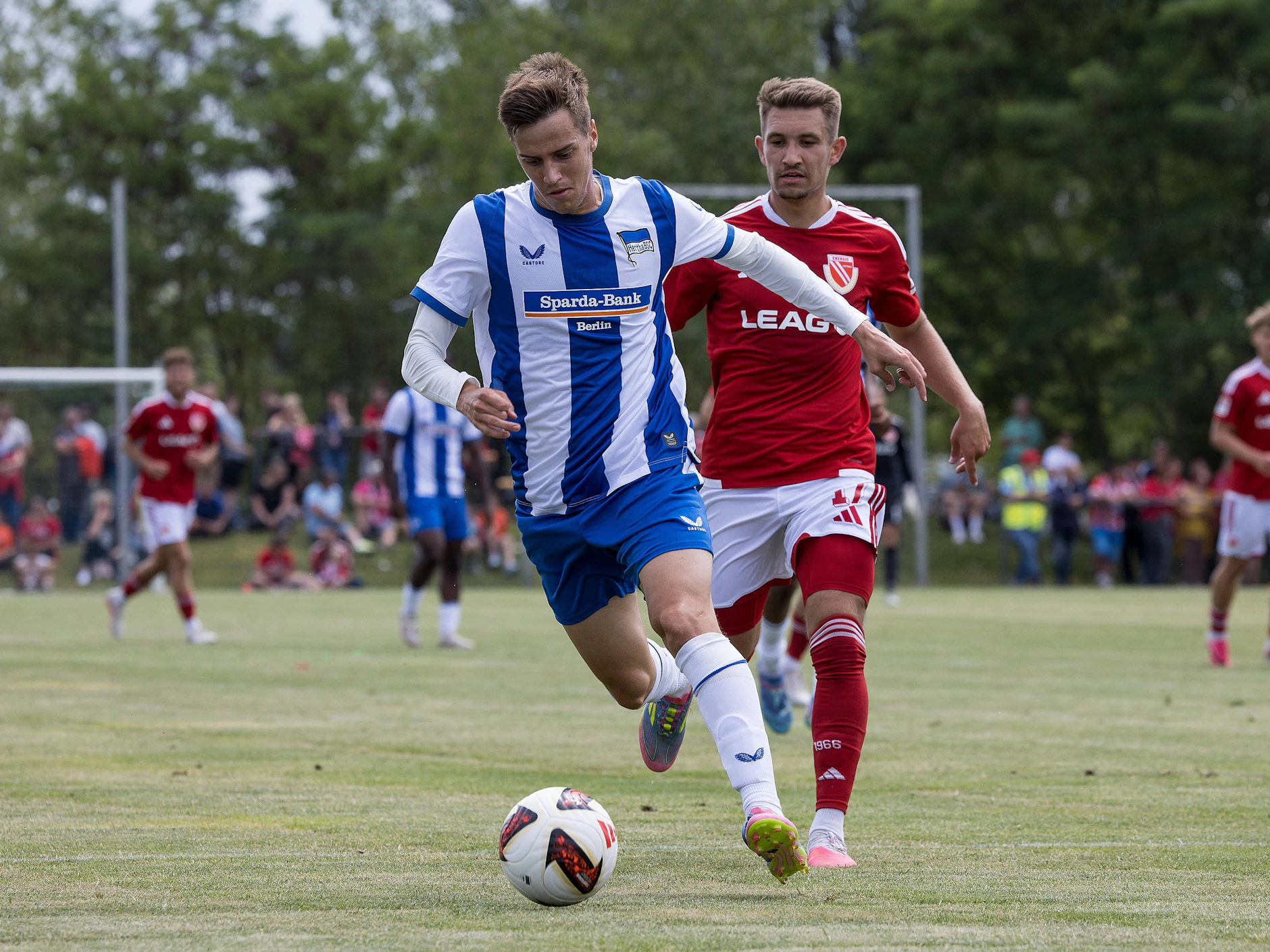 Beim Testspiel von Hertha BSC II bei Energie Cottbus vor elf Tagen kam Filip Brekalo zum Einsatz.