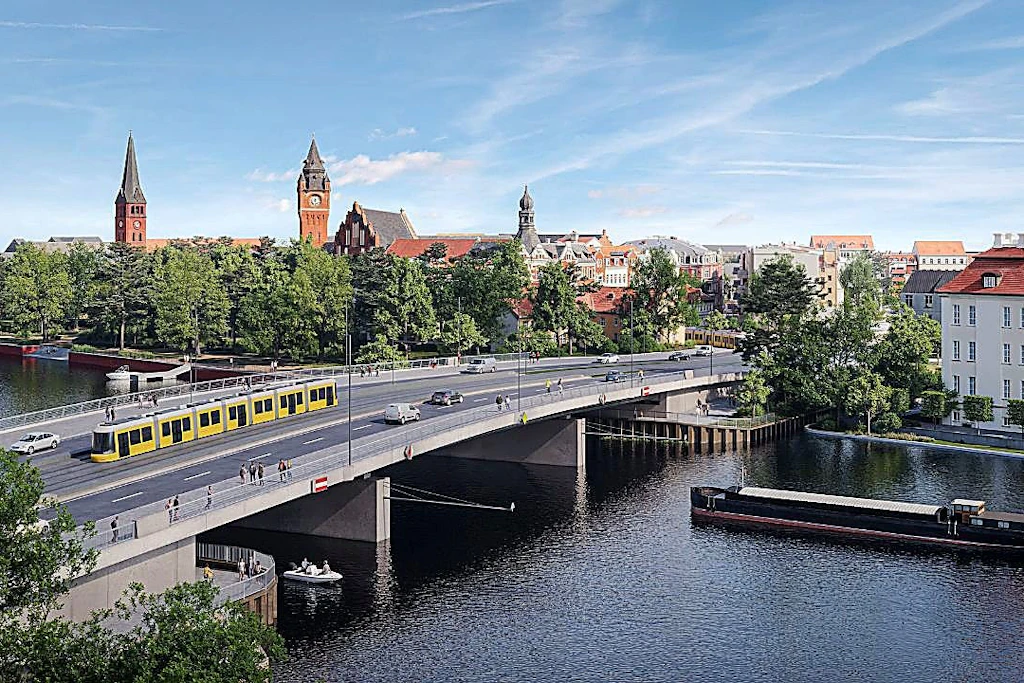 So soll die neue Lange Brücke in Köpenick aussehen.