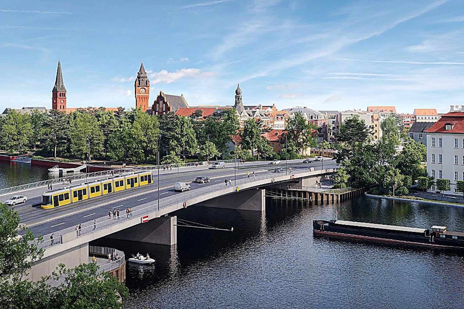 So soll die neue Lange Brücke in Köpenick aussehen.