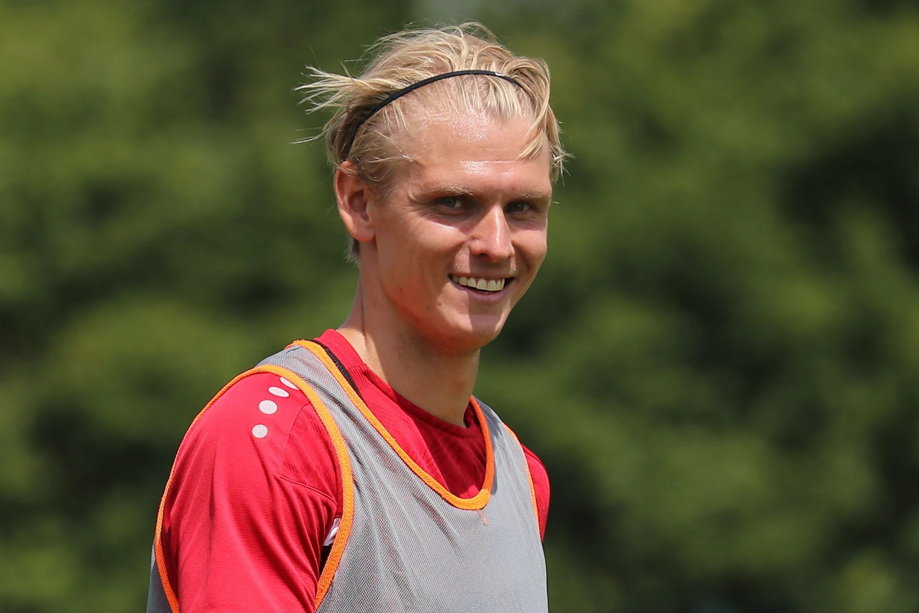 Joey Breitfeld vom BFC Dynamo kann endlich wieder befreit lächeln.