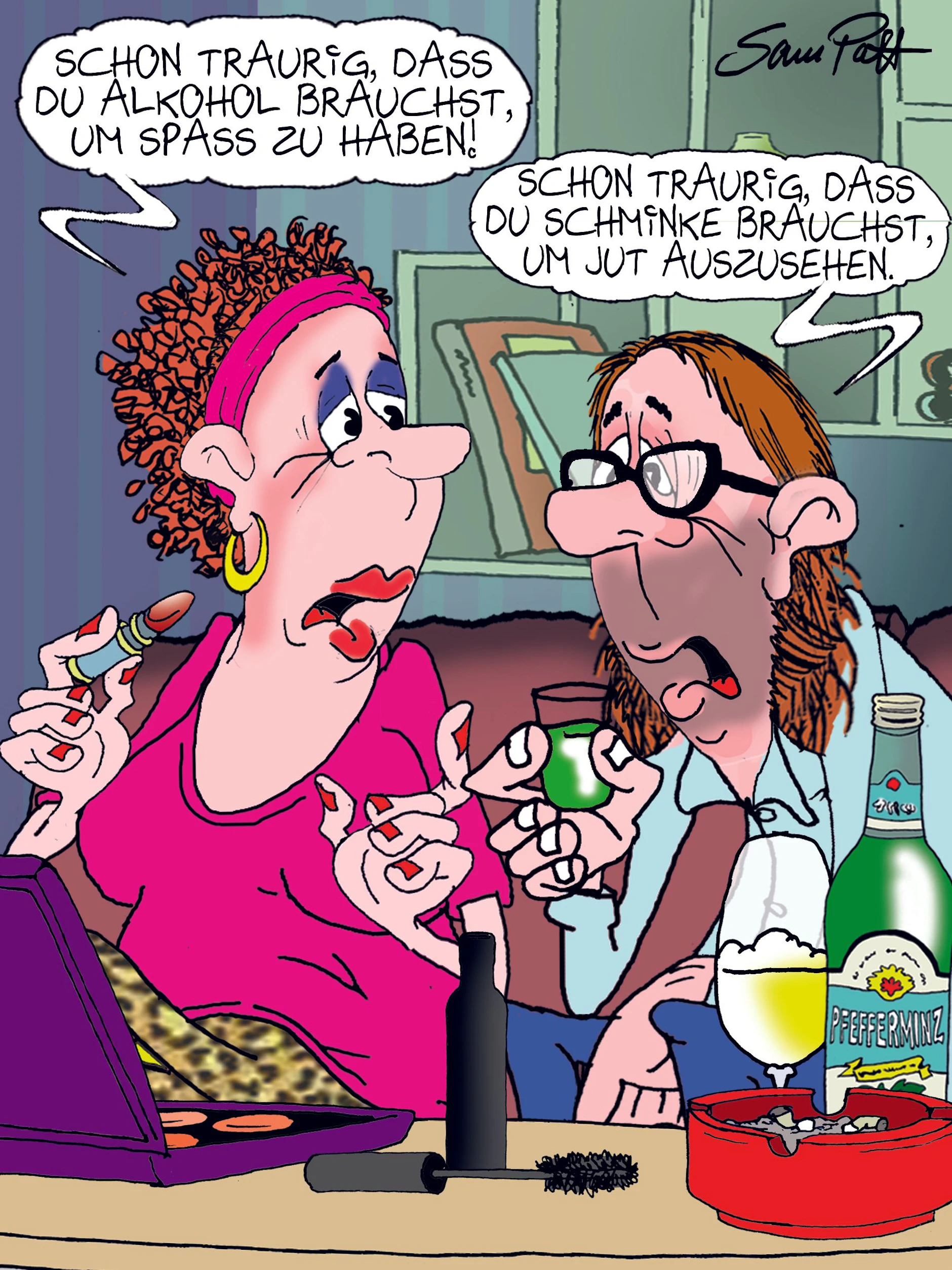 Der Cartoon des Tages fängt jeden Tag den besonderen Berliner Humor ein. Und der ist frech, vorlaut, aber garantiert immer witzig!