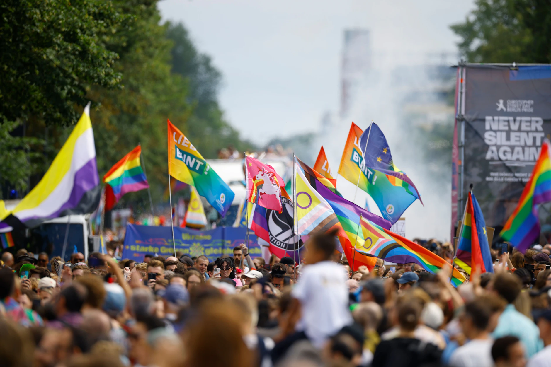 Archivbild: Am Wochenende wird der CSD in Berlin stattfinden.