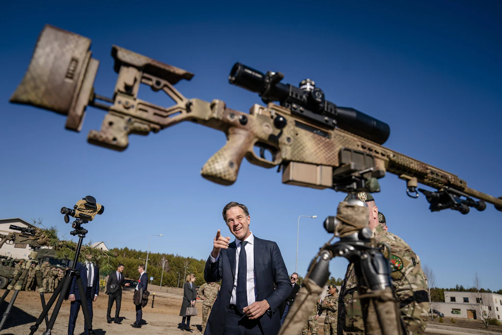 Nato-Generalsekretär Mark Rutte wirbt für höhere Verteidigungsausgaben der Nato-Mitglieder.