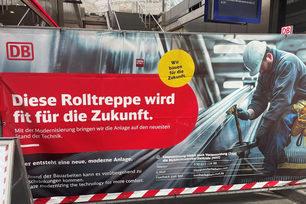 Die Rolltreppen am Hauptbahnhof sind eine Dauerbaustelle.