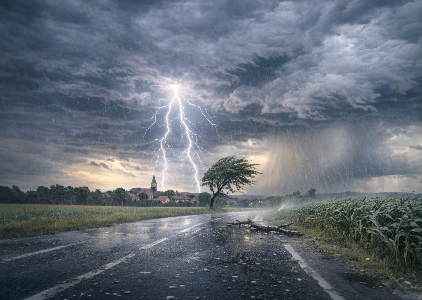 60 Liter Regen möglich: Der Unwetter-Fahrplan für Freitag