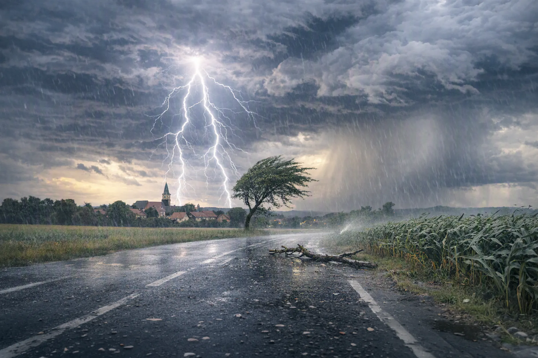60 Liter Regen möglich: Der Unwetter-Fahrplan für Freitag
