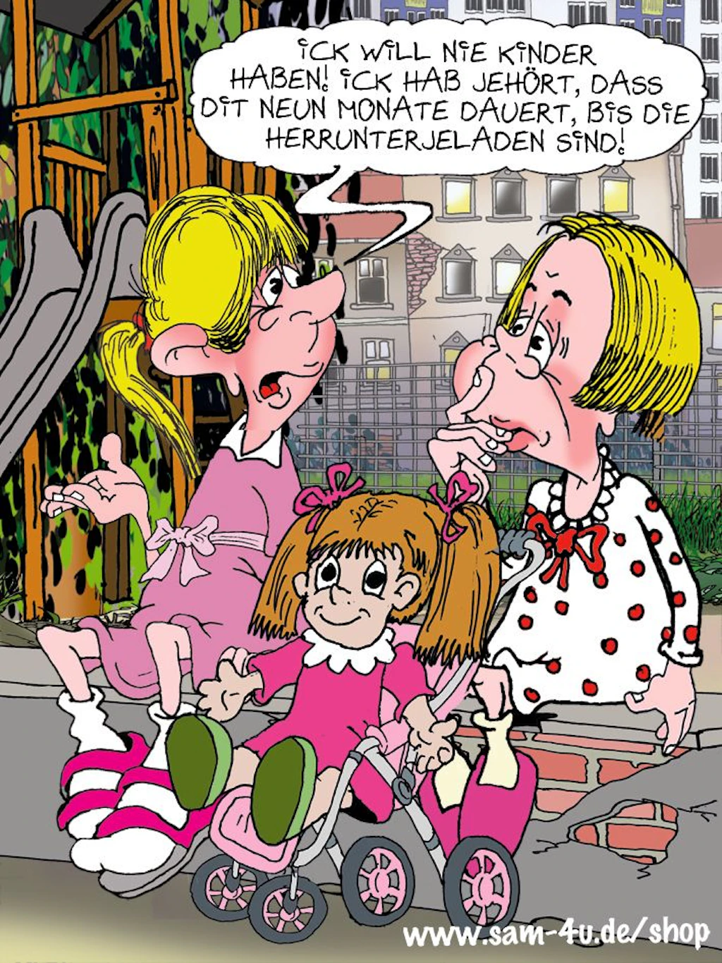 Der Cartoon des Tages hat jeden Tag einen festen Platz in der Rubrik Witz des Tages. Auch am Sonntag gibt es dank Zeichner Sam Paff beste Unterhaltung.