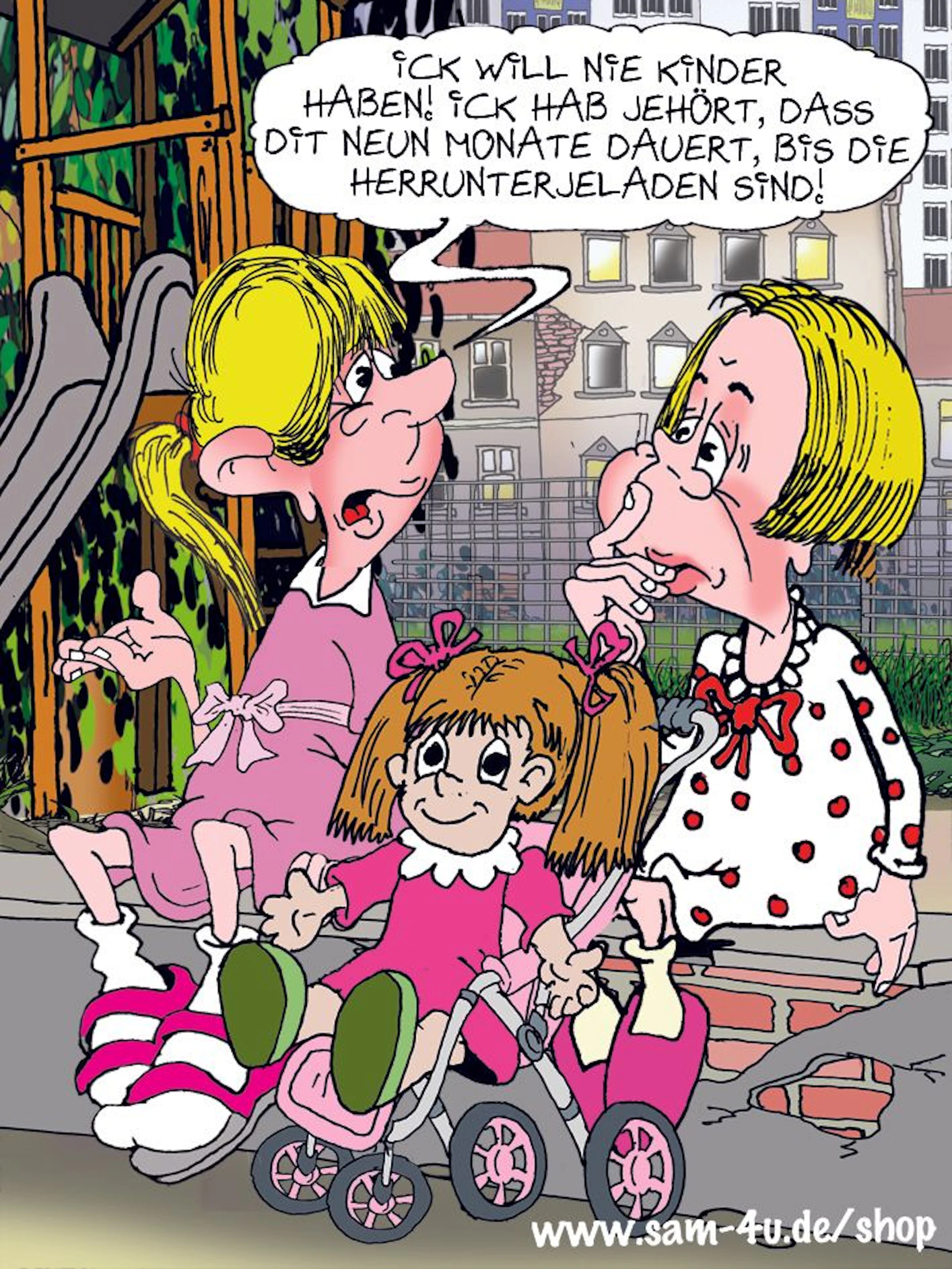 Der Cartoon des Tages hat jeden Tag einen festen Platz in der Rubrik Witz des Tages. Auch am Sonntag gibt es dank Zeichner Sam Paff beste Unterhaltung.