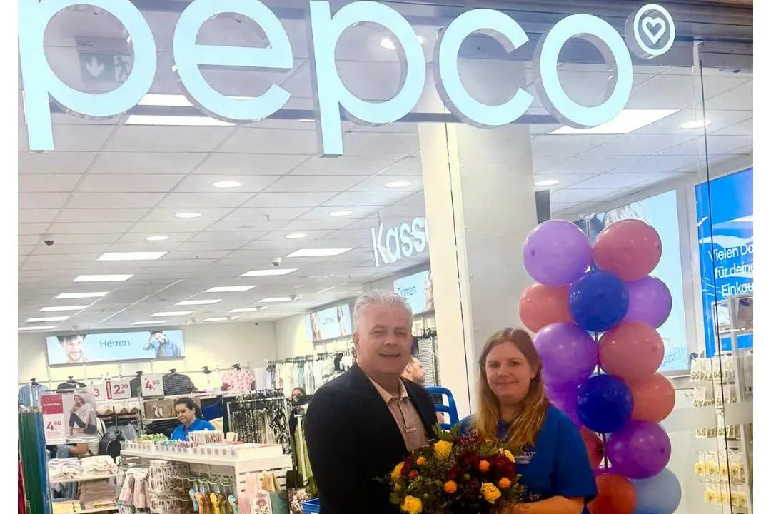 Blumen zur Eröffnung des neuen Pepco Stores im Forum Köpenick.