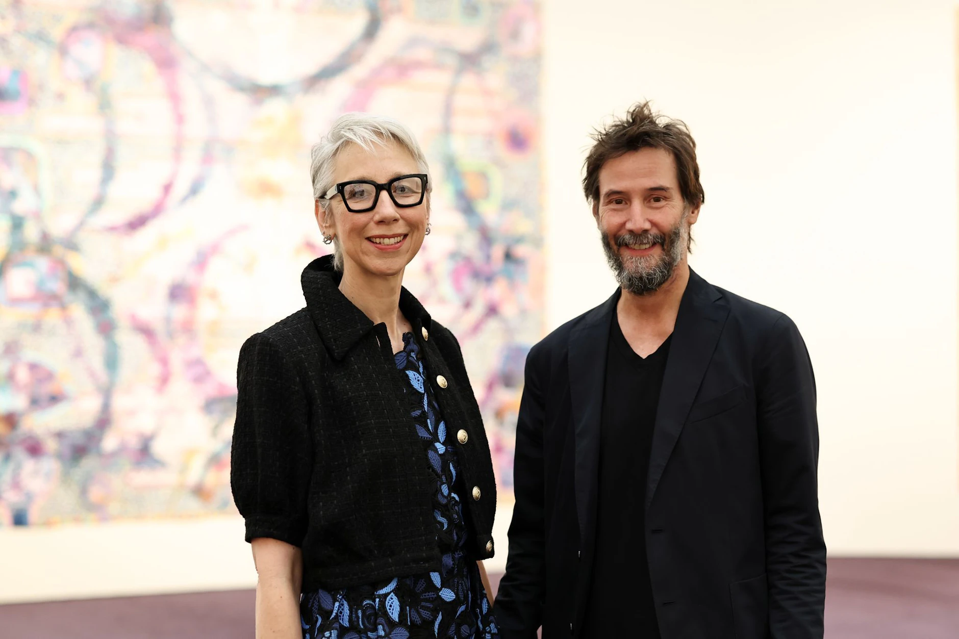 Für seine Partnerin Alexandra Grant kam Schauspieler Keanu Reeves extra nach Nürnberg gereist.