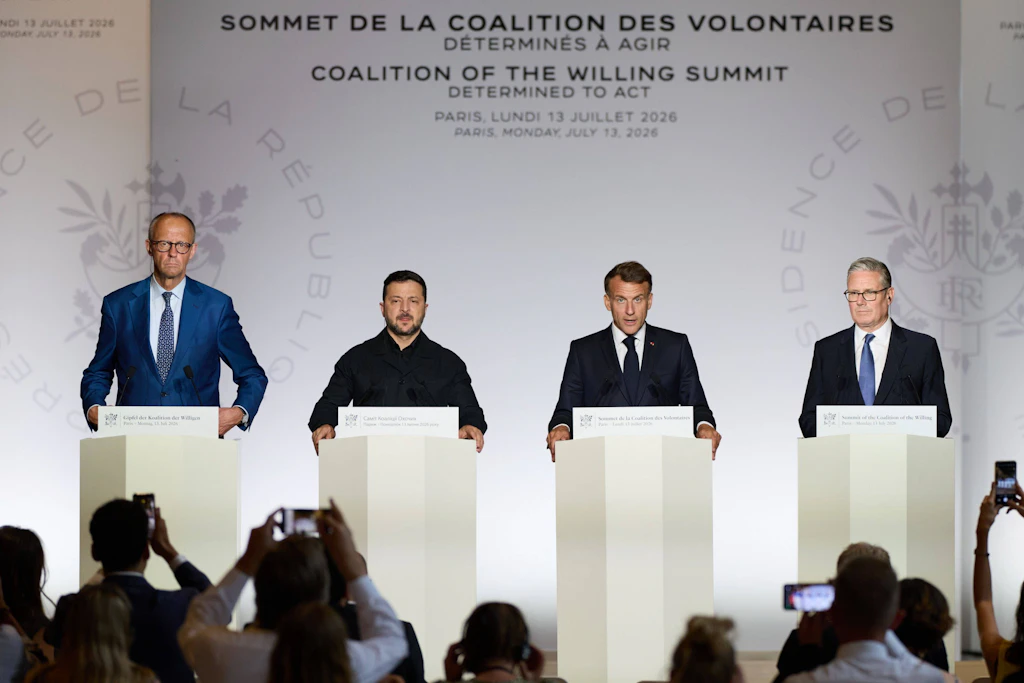 Die sogenannte Koalition der Willigen in Paris