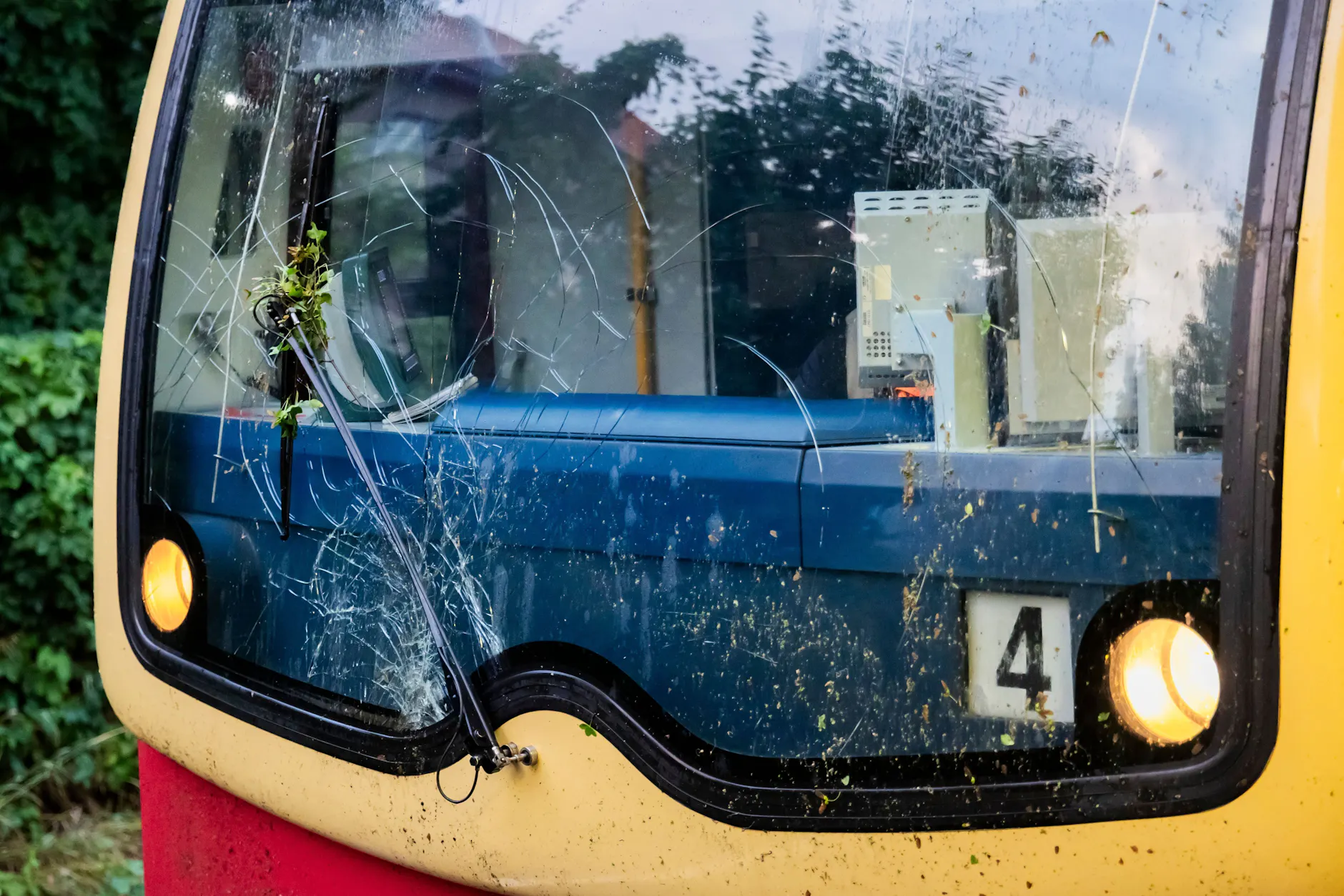 Gewitter-Schock in Berlin: S-Bahn kracht gegen Baum