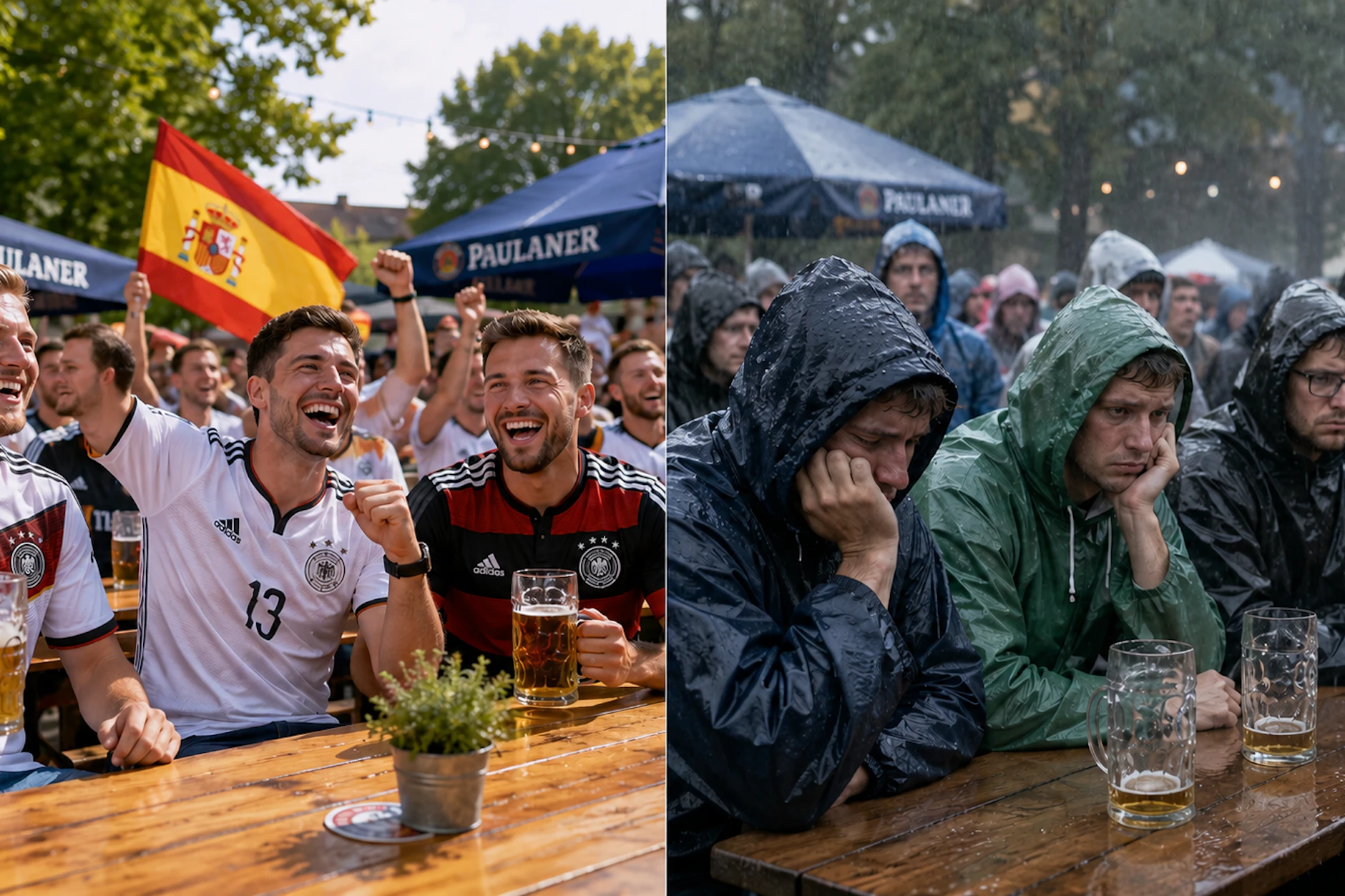 Wie wird der Fußballabend - feucht-fröhlich oder nur feucht?