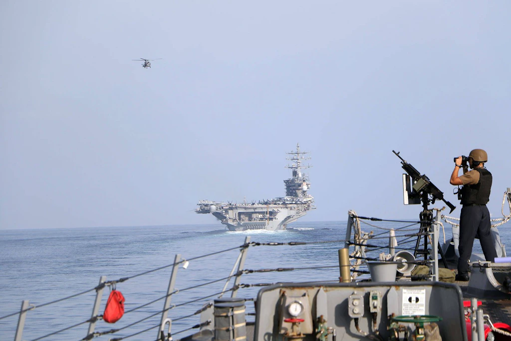 US-Kriegsschiffe auf dem Weg in den Nahen Osten.