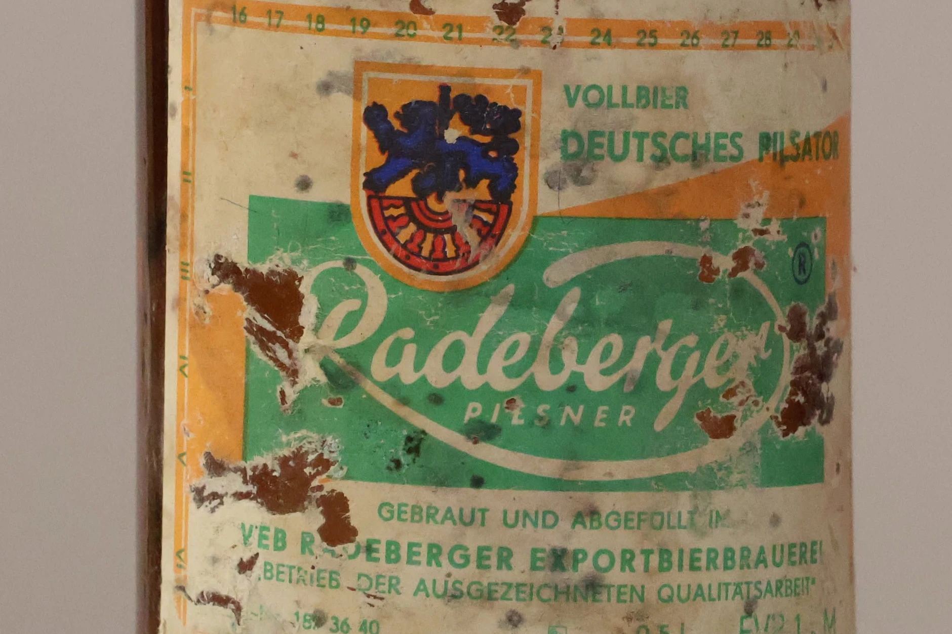 In dieser Bierflasche steckte die Nachricht.