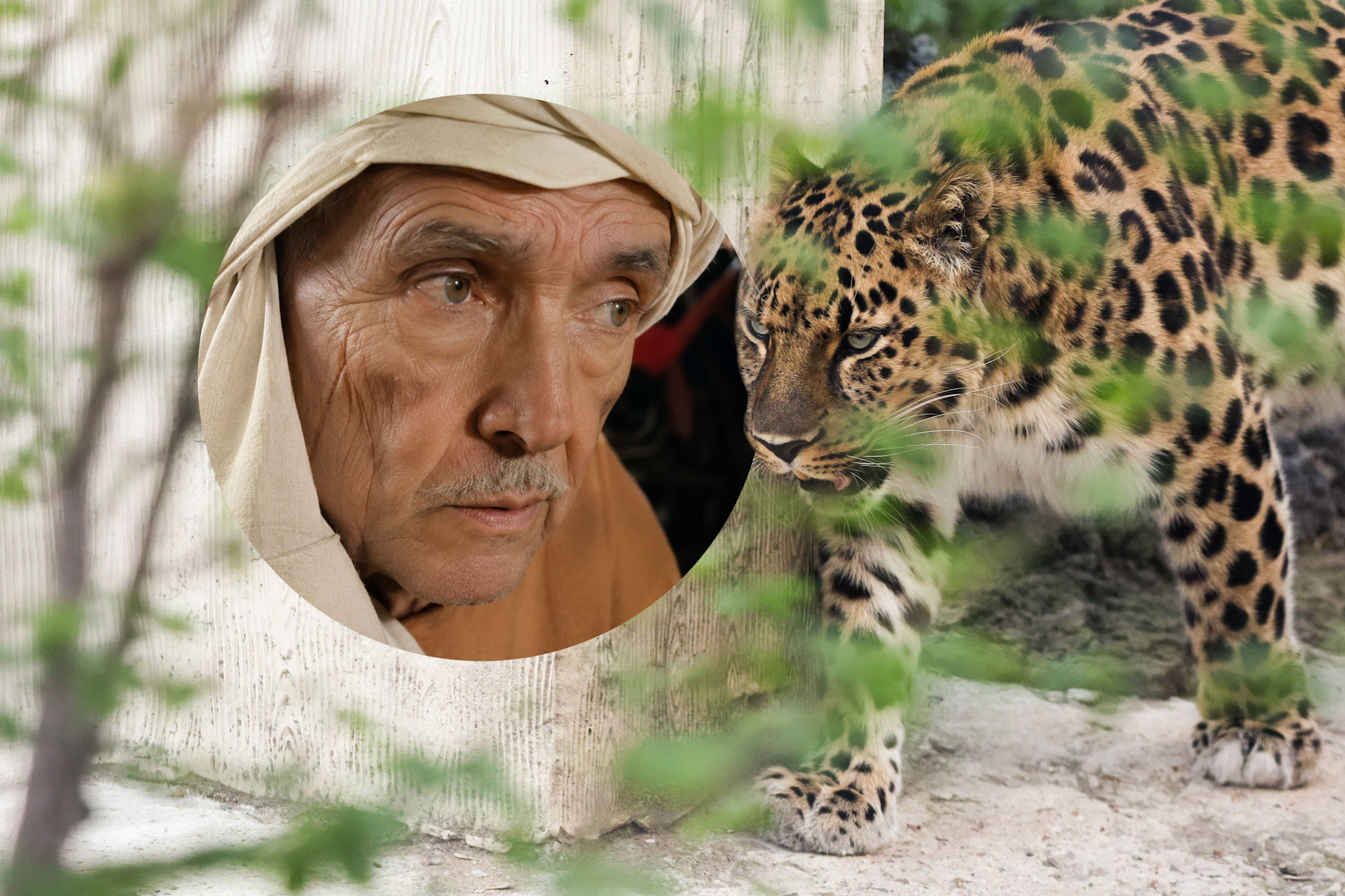 Ram Yadav machte ein Nickerchen auf der Veranda, als ein Leopard über sein Grundstück schlich und den 88-Jährigen angriff.