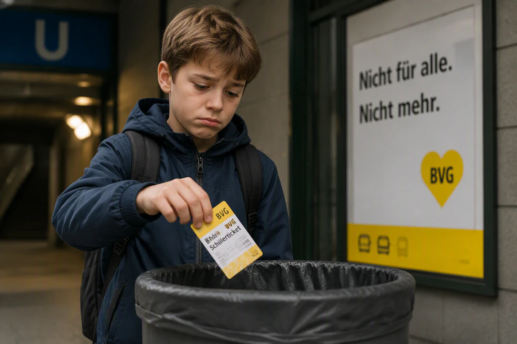 BVG: Kostenloses Schülerticket vor dem Aus