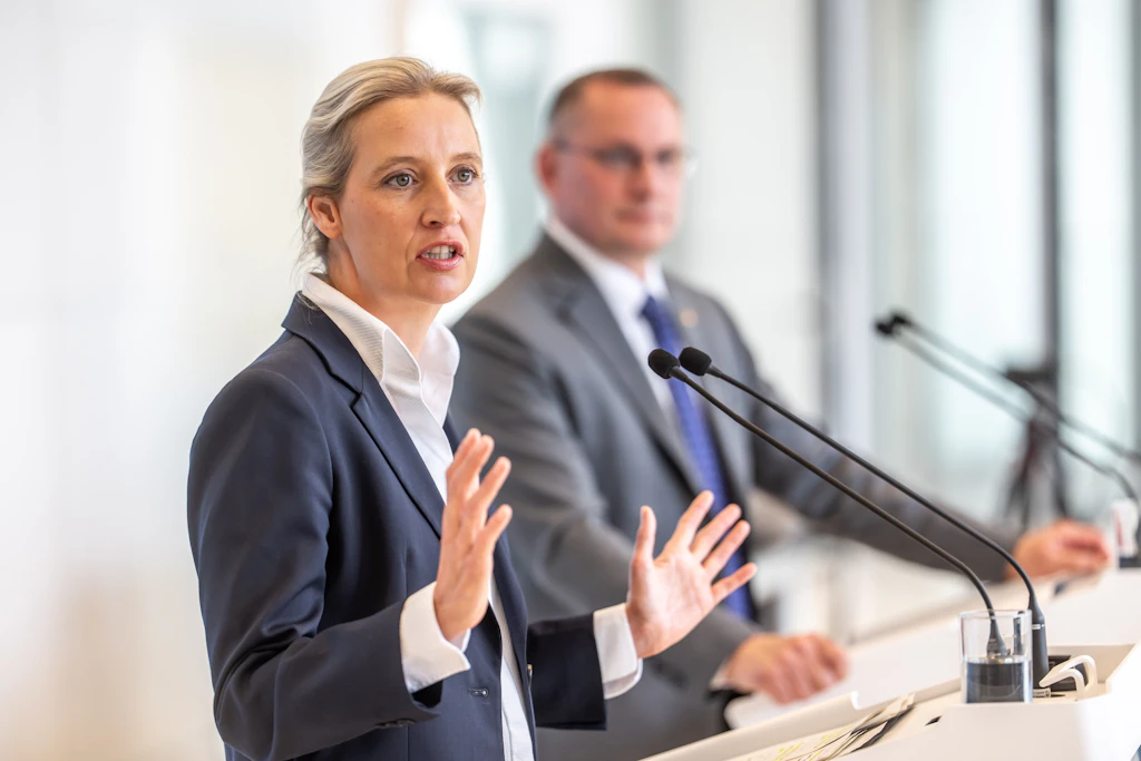 AfD-Chefs Alice Weidel und Tino Chrupalla