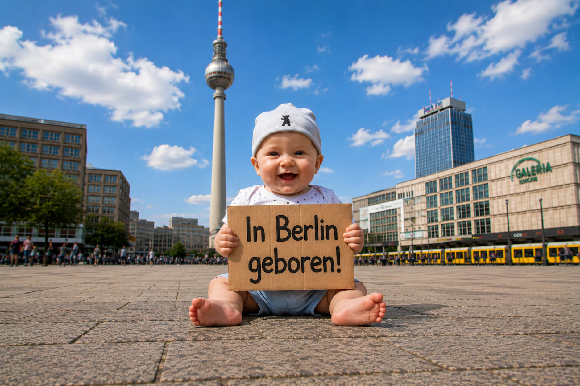 Immer weniger Kinder werden tatsächlich auch in Berlin geboren.